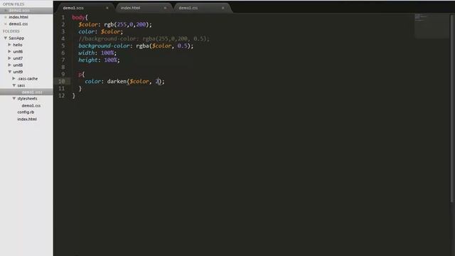 麦子学院-利用Sass编写高质量CSS-第09章 sass进阶（函数与调试） смотреть онлайн