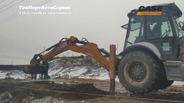 CASE 580 ST в работе смотреть онлайн