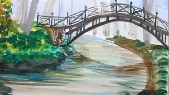 Урок ИЗО в 6 классе на тему Пейзаж. Мастер -класс по рисованию утреннего и вечернего пейзажа....... смотреть онлайн