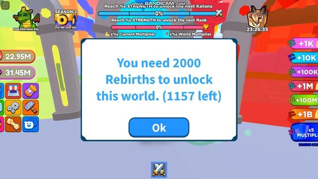 2 НОВЫХ КОДА В Strong Ninja Simulator смотреть онлайн