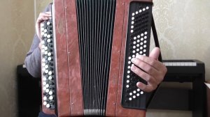 Разбор татарской народной песни "Апипа" на баяне для начинающих