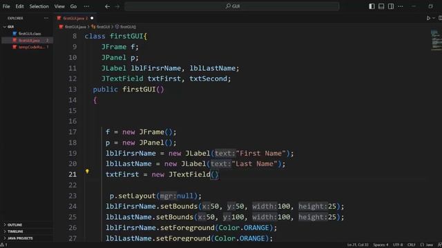 7) java Swing JTextField in Java GUI in Pashto/ Urdu || JTextField смотреть онлайн