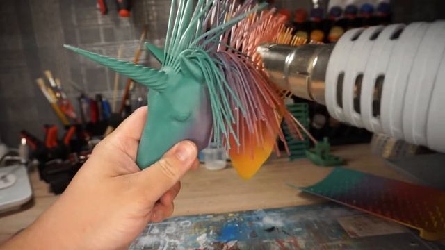 Rainbow Filament by Enotepad (Sunlu) Test and Fun Prints (Hairy Unicorn and Velociraptor) смотреть онлайн