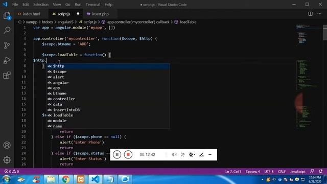 AngularJS Project Tutorial with Source Code смотреть онлайн