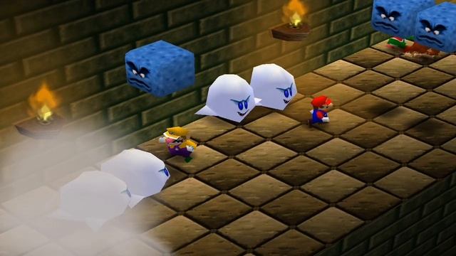 Mario Party 1 Mini Games - Running of the Bulb смотреть онлайн