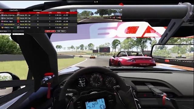 ASSETTO CORSA ! 26th to 2nd in 3 laps! Bathurst, Last to 1st challenge with Rookie Racers смотреть онлайн