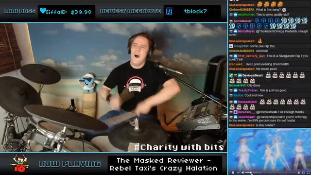 Silvagunner - Rebel Taxi's Crazy Halation (Meme Drum Cover) -- The8BitDrummer смотреть онлайн