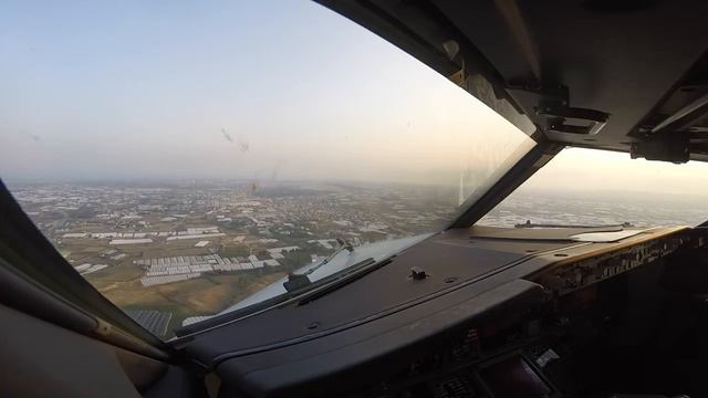 Approach and landing runway 18L Antalya airport (AYT LTAI). смотреть онлайн
