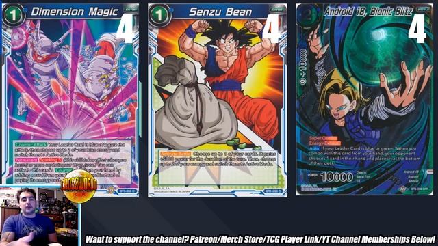 Blue/Green Android 21 Deck Profile! - Dragon Ball Super Card Game смотреть онлайн