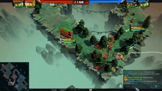 AirMech Strike 2v2 Apple738 & BroMania Vs Python3 & Stardogz Map Nesthorn смотреть онлайн