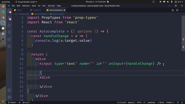Creating an Autocomplete in React [1/5] смотреть онлайн