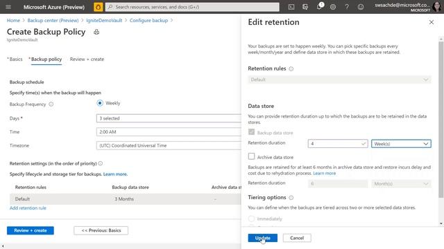 How to backup Azure PostgreSQL with long term retention using Azure Backup смотреть онлайн