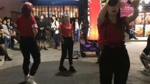 [K-POP in Public]  Full#1 190419 РУССКИЕ ТАНЦУЮТ В КОРЕЕ "RED SPARK" cover dance Hongdae busking
