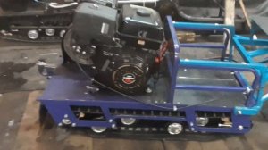 Модернизация мотобуксировщика Бурлак М 13л/сил с задним приводом. Модуль из саней. Жесткая сцепка