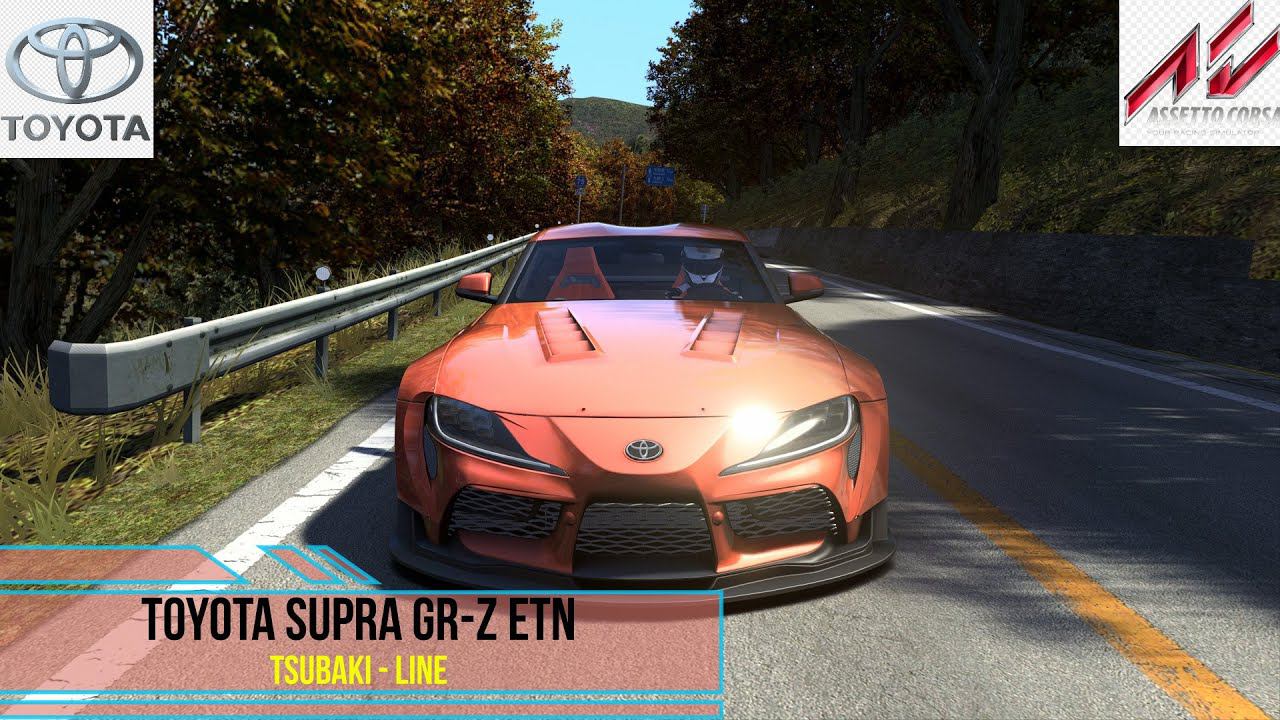 Toyota Supra GR-Z ETN - Tsubaki Line | Assetto Corsa. смотреть онлайн