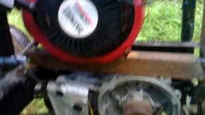 Мотороллер муравей с двигателем от мотоблока. ч1