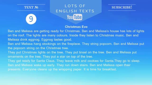 Christmas / Рождество | Easy English Texts смотреть онлайн