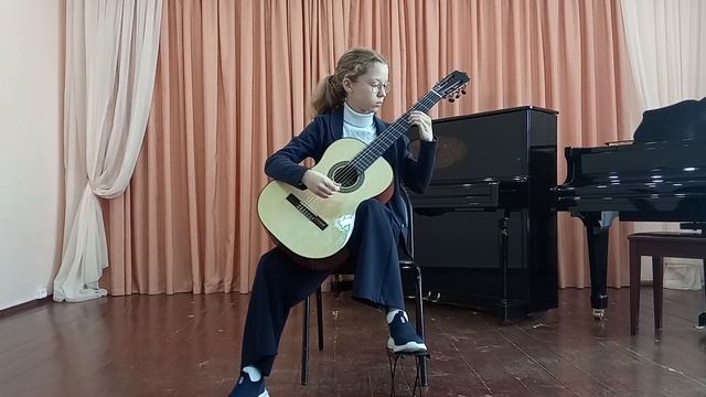 ДШИ №20 г. Саратов Зайцева У. lll М. Джулиани Тарантелла;М.Александрова Вариац. У нас нынче субботе