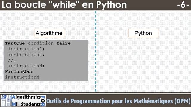 5-Programmation en Python -La fonction "range" + les boucle : "for" et "while"- الحلقات التكرارية смотреть онлайн