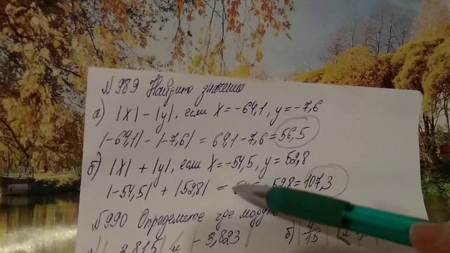 987, 988, 989, 990, 991 Математика 6 класс. Темы: Модуль, Сравнение и Задачи смотреть онлайн
