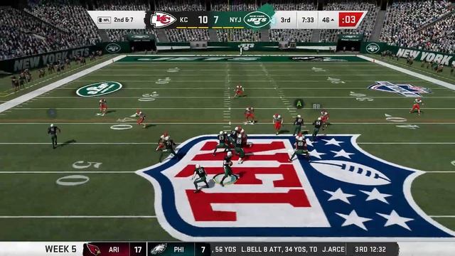 NFL Highlights - Jets vs Chiefs - 2023 Week 5 - Madden Modding Community Franchise Ep 111 смотреть онлайн