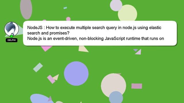 NodeJS : How to execute multiple search query in node.js using elastic search and promises? смотреть онлайн