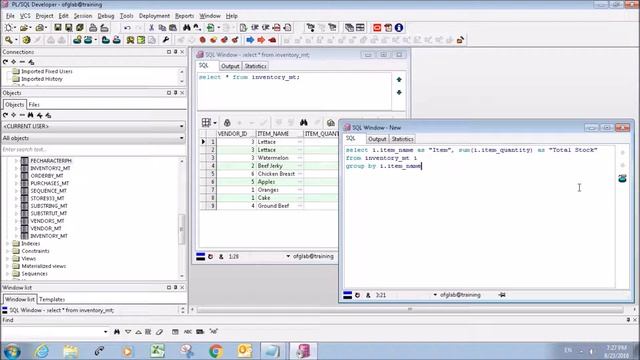 PL/SQL Tutorial 6 (Oracle): Sum Command смотреть онлайн