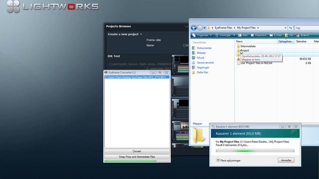Tutorial: File import and proxy editing in Lightworks (free) with EyeFrame Converter смотреть онлайн