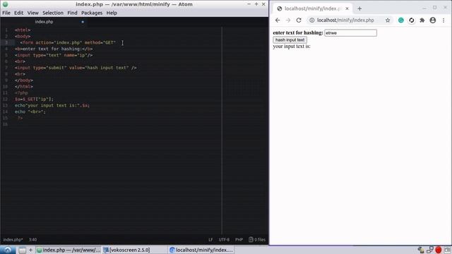 coding incremental hashing using adler32 algorithm to generate 8 bits hash |adler32 algorithm| PHP смотреть онлайн