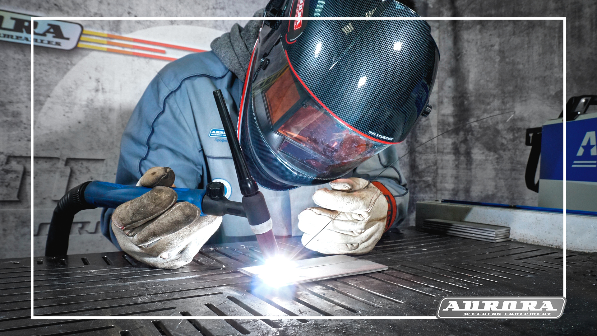 Маска сварщика SUN-9 PANORAMIC. Широкоугольная сварка смотреть онлайн