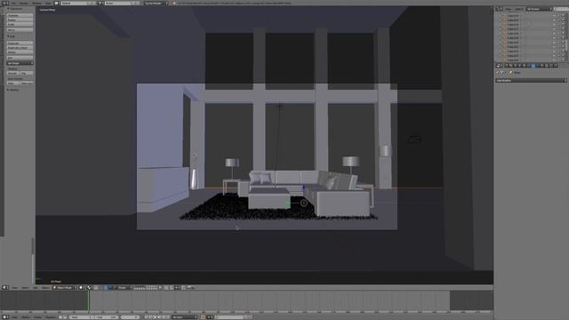 Creation of a Modern Interior in Blender 2.79 смотреть онлайн