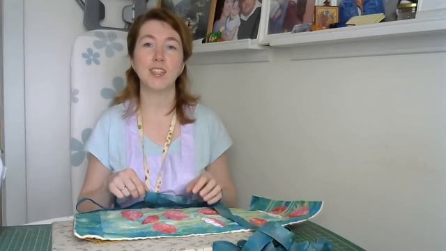 Как сделать подвес для панно? Панно "Космеи". Часть 4. смотреть онлайн