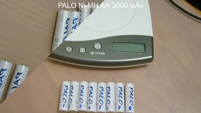 VS-11. PALO Ni-MH АА 3000 мАч. Часть 1. Стандартный тест. Годные аккумуляторы с AliExpress смотреть онлайн