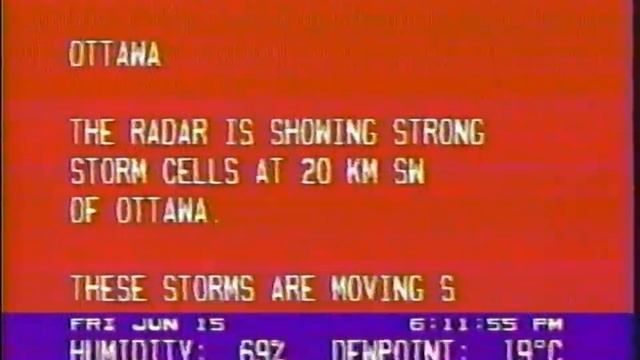 The Weather Network - June 15th, 1990 смотреть онлайн