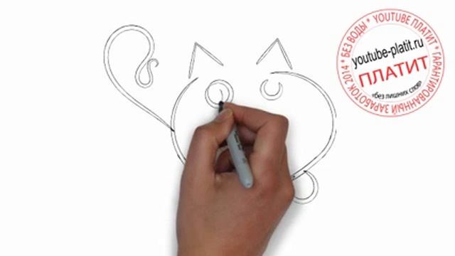 Как нарисовать кота Леопольда смотреть онлайн