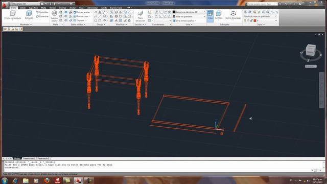 Una Mesa en Autocad 2 de 3 смотреть онлайн