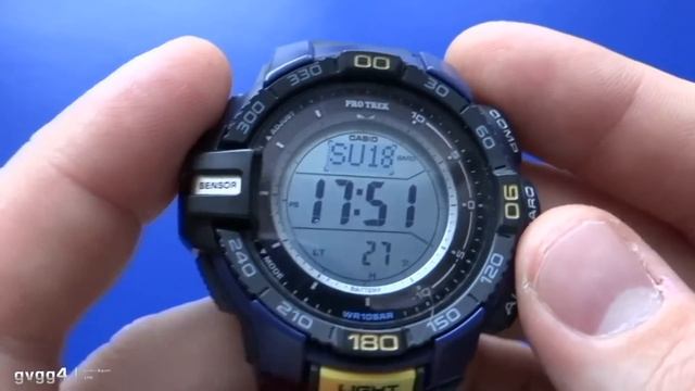 Мощные часы по разумной цене. Кратко. Casio ProTrek PRG-270-2ER смотреть онлайн