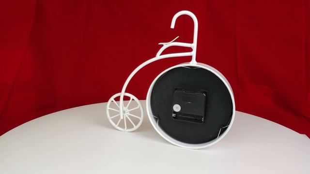 ML-5379 White Часы настольные Велосипед белый большой (25x4x23.5 см.) смотреть онлайн