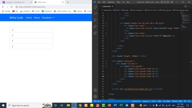 Bootstrap 5 Tutorial for Beginners 10 List Group in Bootstrap ( Kurdish ) смотреть онлайн