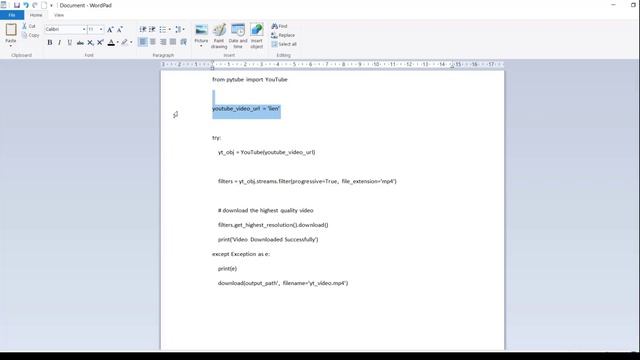 Comment telecharger une video de youtube avec python Simple смотреть онлайн