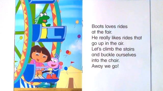 DORA THE EXPLORER "A DAY AT THE FAIR" - Read Aloud Storybook for kids, children смотреть онлайн