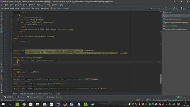 14.Laravel 5.8.* - Урок 14. Живой Поиск. Ajax Поиск. Плагин Typeahead. смотреть онлайн