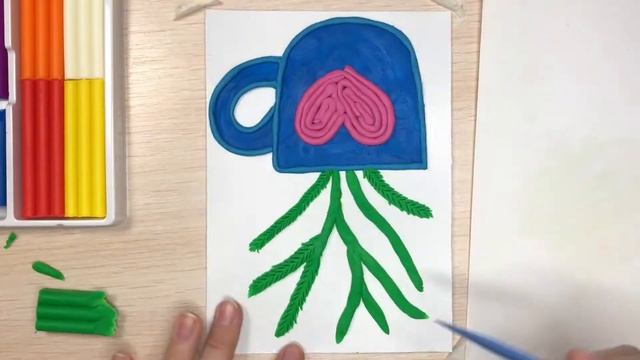 Поделка к 8 марта из пластилина, букет мимозы / How to make flowers on March 8 from plasticine смотреть онлайн