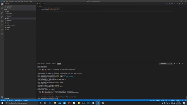 Git commit einfach erklärt - Unser Repository abgleichen смотреть онлайн