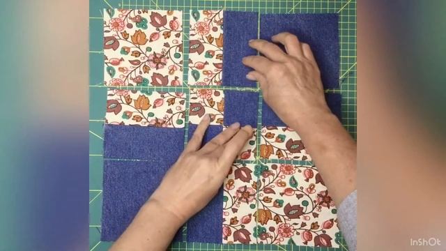 Одеяло к Рождеству, 7 блок - «Исчезающая четверка»