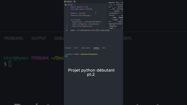 Créez votre propre horloge avec Python en 10 minutes ! ? [Tutoriel Débutant] смотреть онлайн