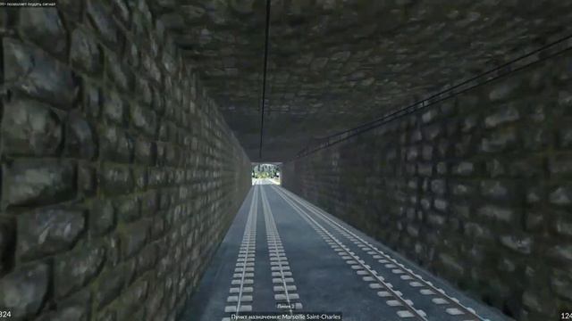Поезда Франции.Поездка на TGV 300km/h,Ventabren viaduct, Marseille смотреть онлайн