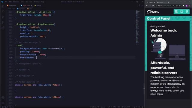 Build A Responsive Dashboard Website With HTML, CSS, and JavaScript | Full Tutorial смотреть онлайн