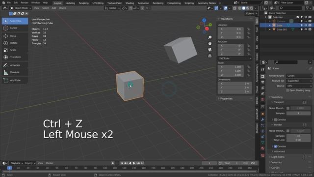 Blender Tutorial - Copy attributes смотреть онлайн
