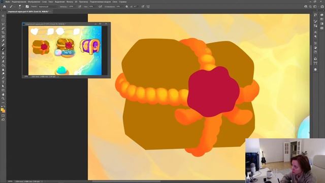 Стрим №244: Интерфейс, отрисовка крупных иконок (сундук) смотреть онлайн